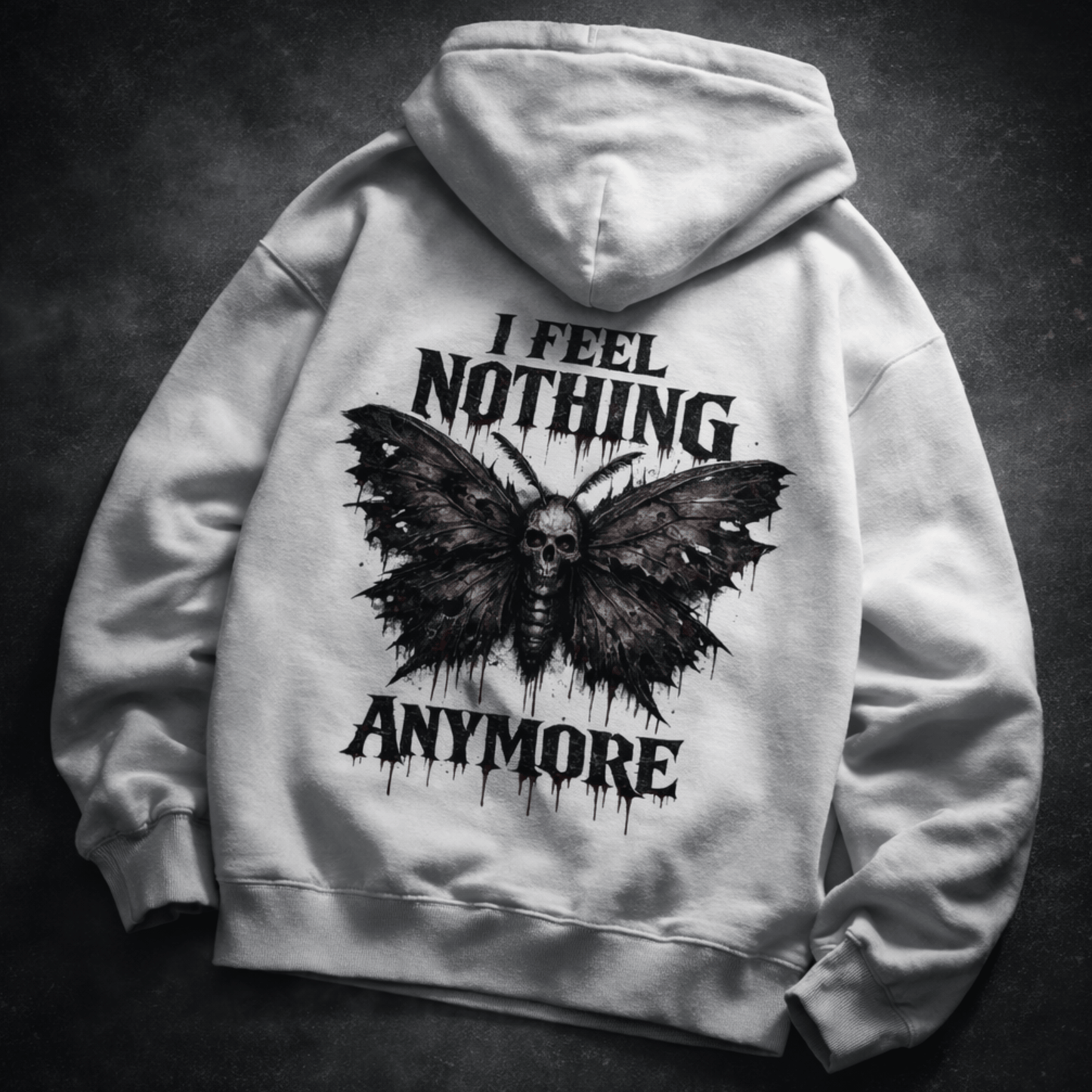 I Feel Nothing Anymore Oversized Hoodie